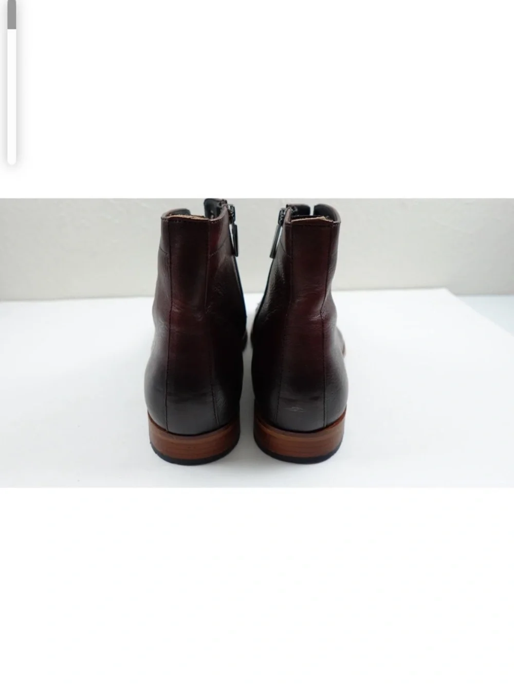 Men's Leather DOCKORIO  Boots in Deep Burgundy
